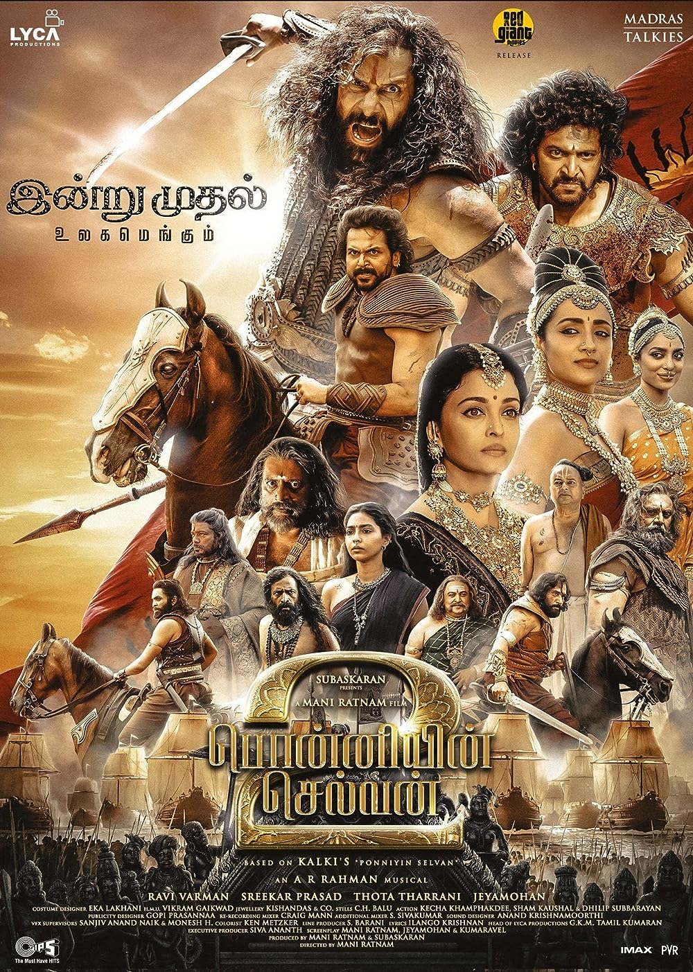 Ponniyin Selvan 2 2023 Tamil 480p 720p & 1080p [Tamil]  HDRip HC-ESub | Full Movie