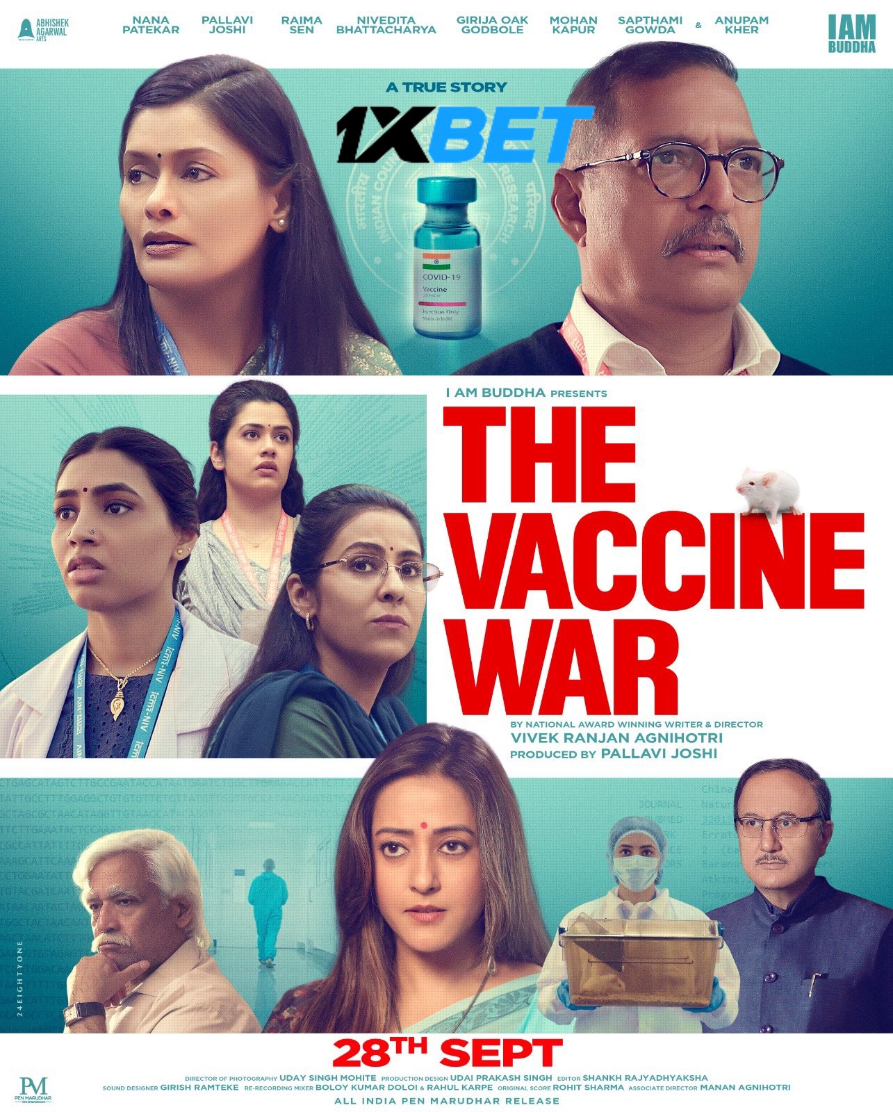 The Vaccine War (2023) Hindi Movie CAMRip 1080p HD | 1XBET